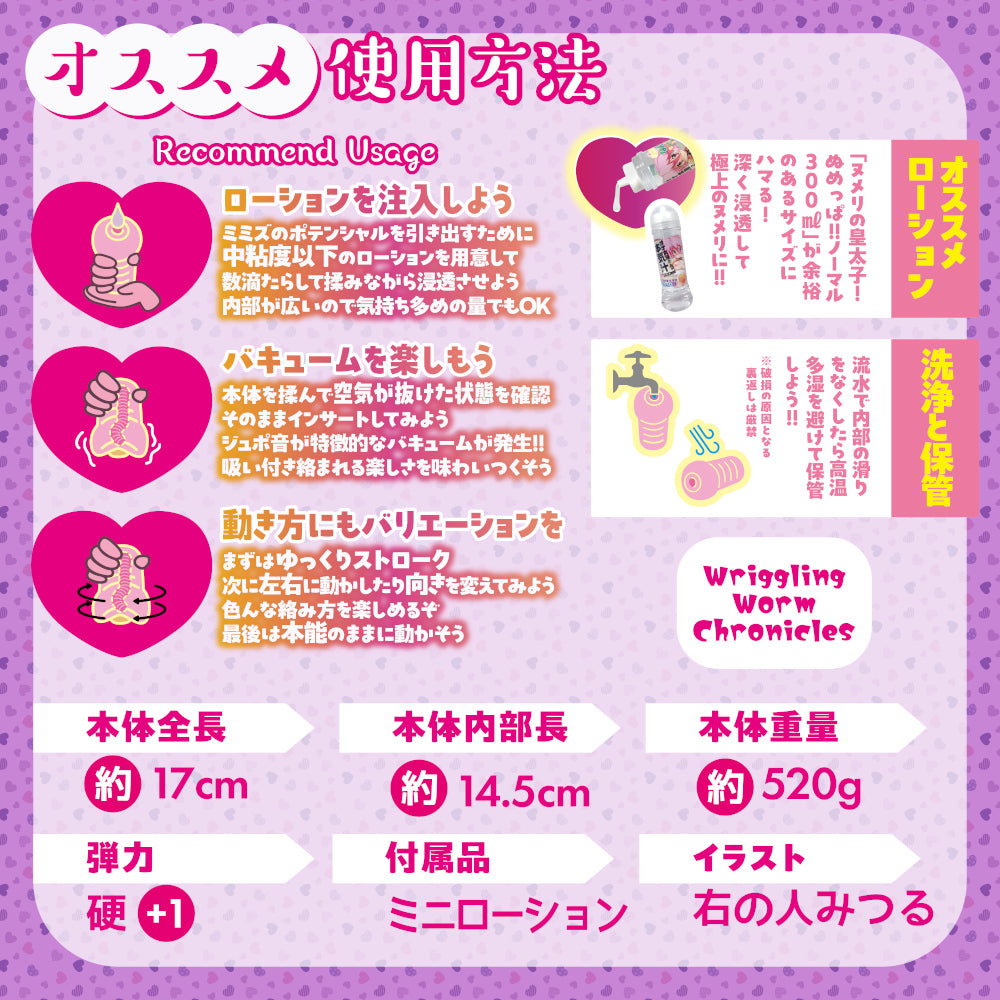 Over 500g mature fetish onahole body
manual and cleaning 