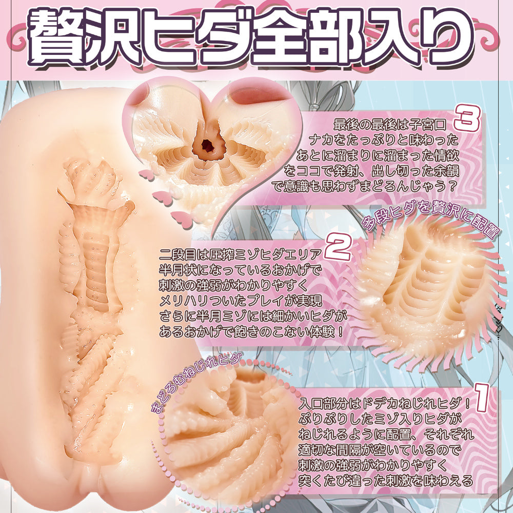 Soft Onahole with Full Ridge Interior